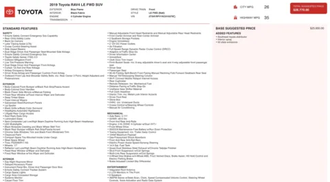 Photos of 2019 Toyota RAV4 LE for sale in Jacksonville, FL at Auto Boutique Florida