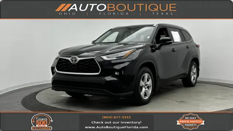 Black 2023 Toyota Highlander XLE for sale in Jacksonville, FL