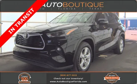 Black 2023 Toyota Highlander XLE for sale in Jacksonville, FL