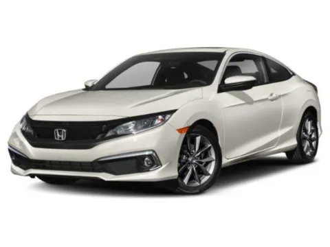 White 2020 Honda Civic Coupe EX for sale in Jacksonville, FL