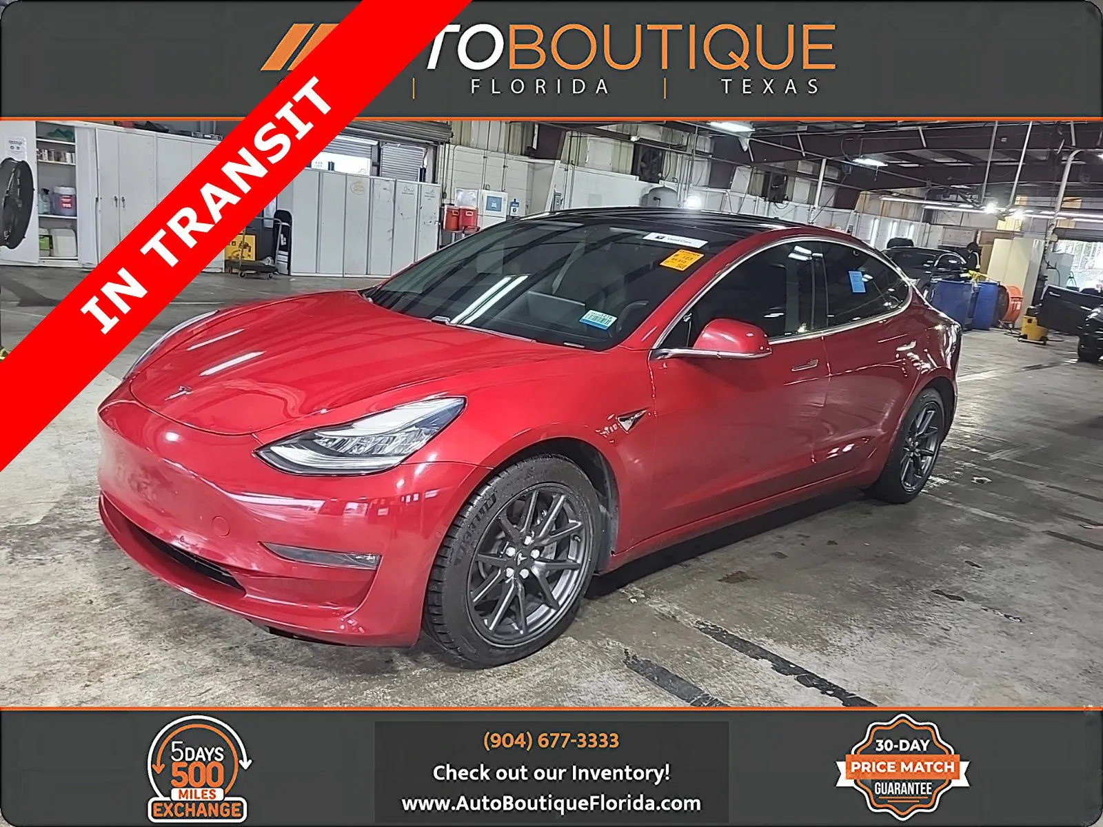 Red 2020 Tesla Model 3 Performance for sale in Jacksonville, FL