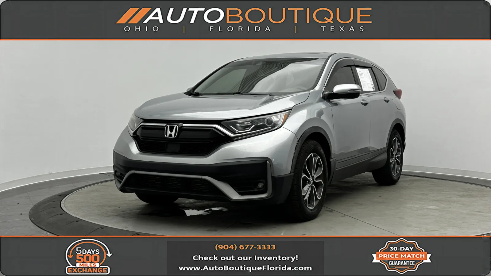 Silver 2021 Honda CR-V EX-L for sale in Jacksonville, FL