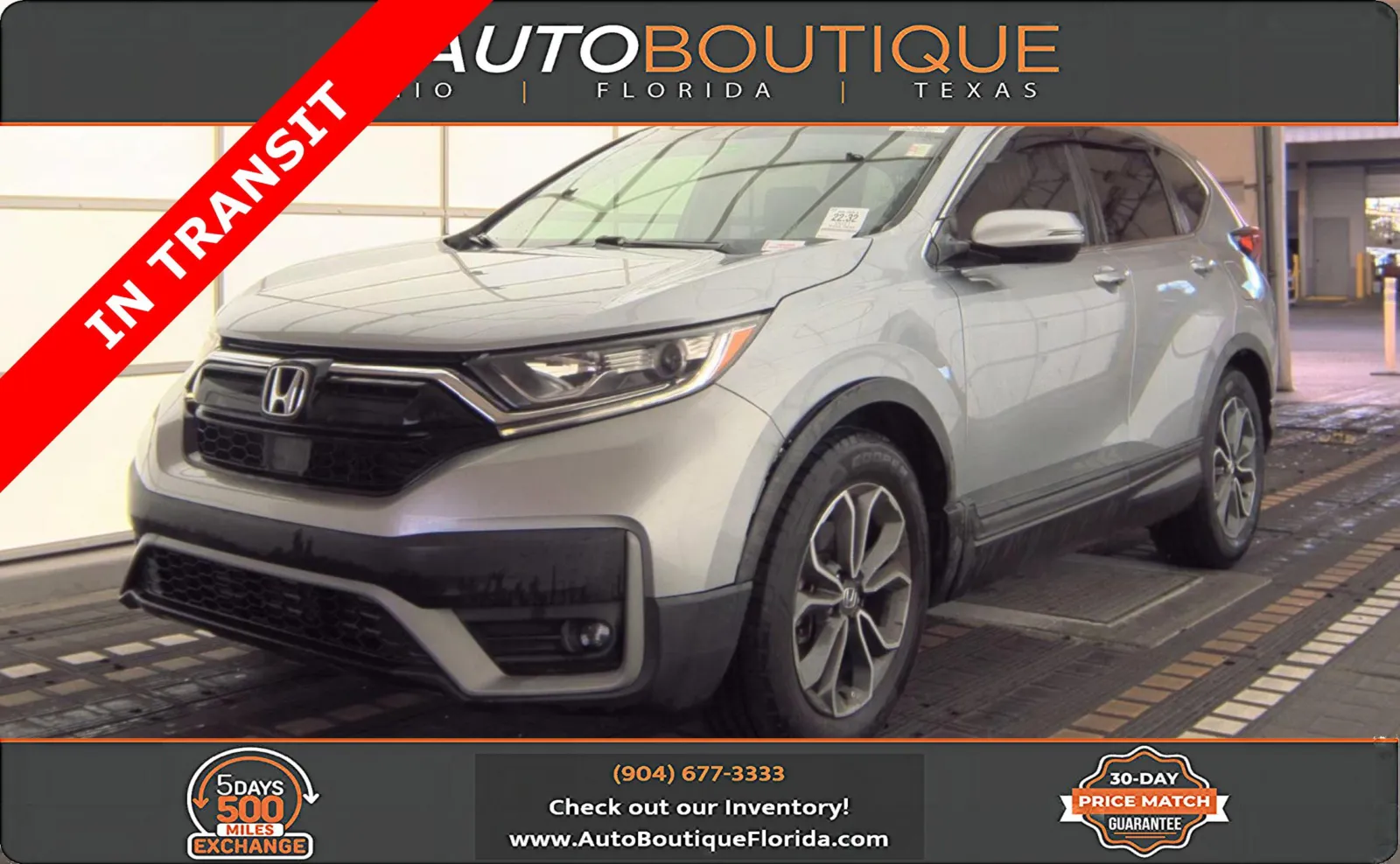 Silver 2021 Honda CR-V EX-L for sale in Jacksonville, FL