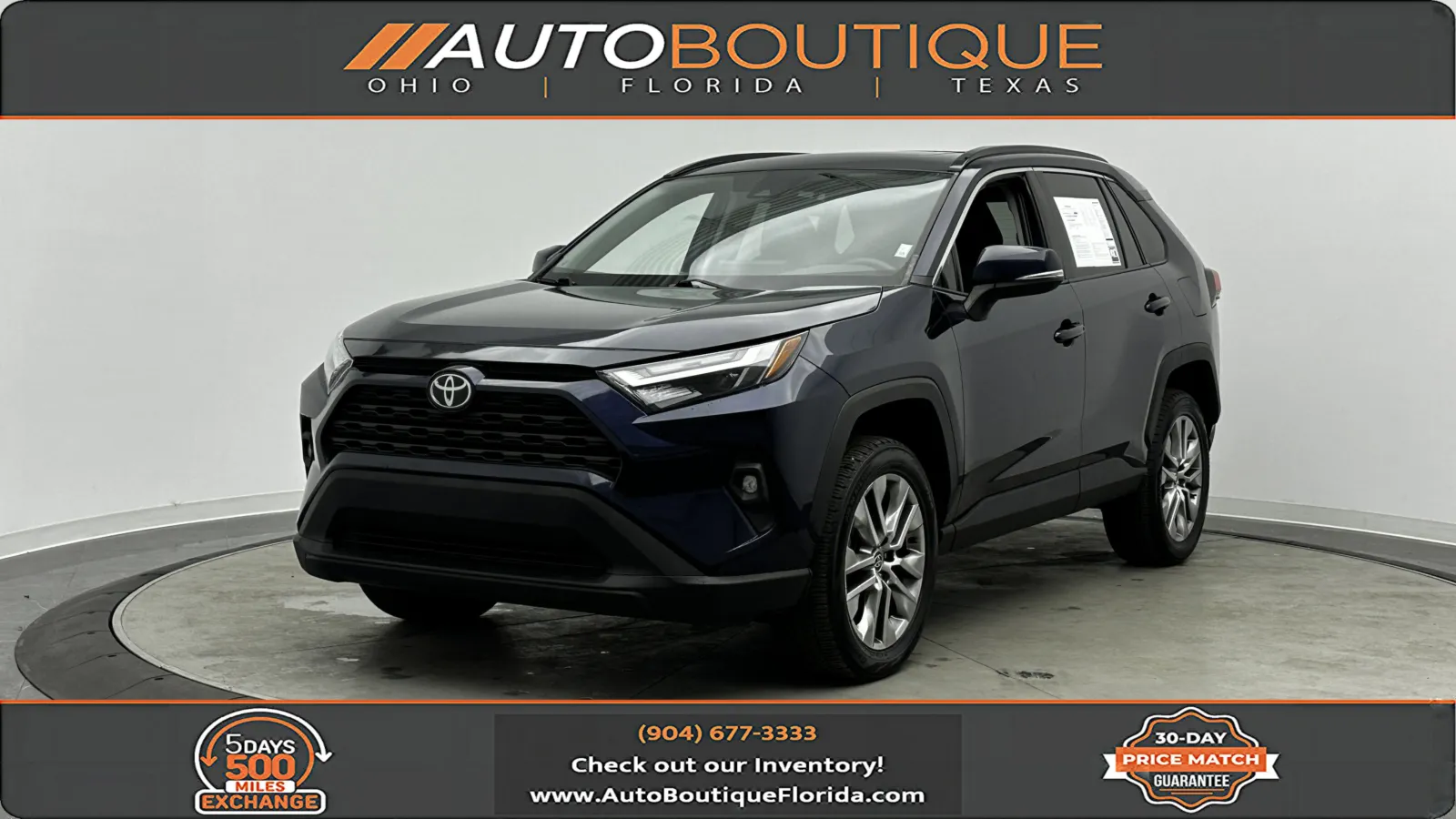 Black 2022 Toyota RAV4 XLE Premium for sale in Jacksonville, FL