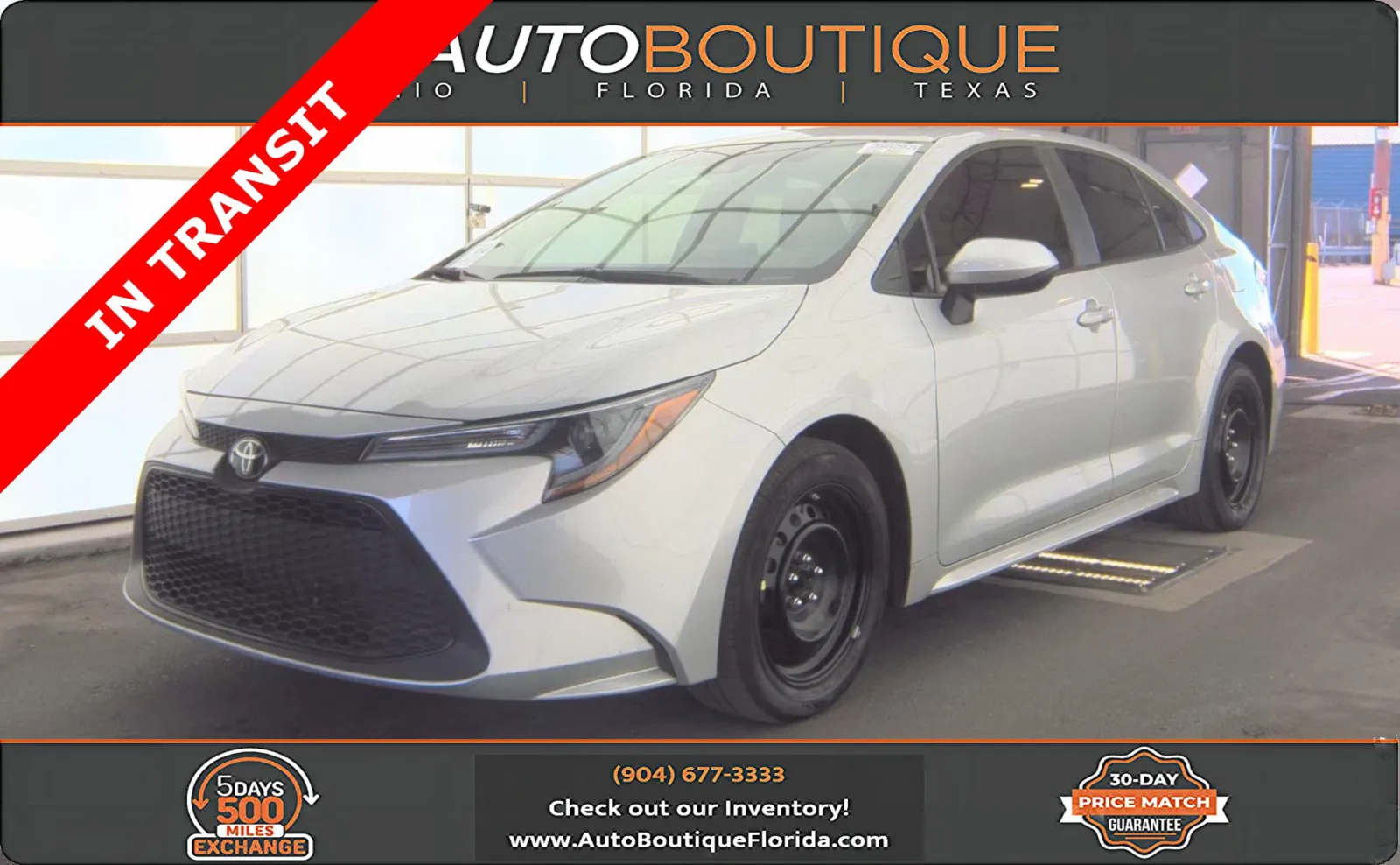 Silver 2022 Toyota Corolla LE for sale in Jacksonville, FL