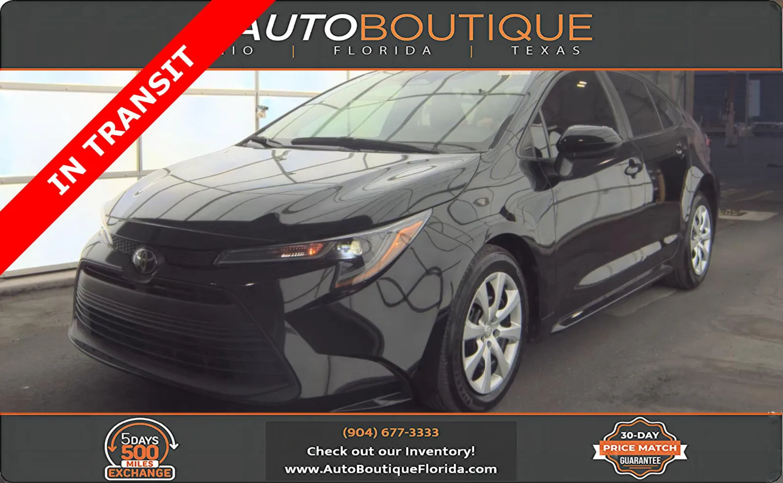 Black 2024 Toyota Corolla LE for sale in Jacksonville, FL