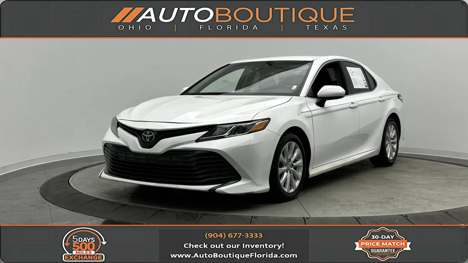 2018 Toyota Camry LE for sale in Jacksonville, FL