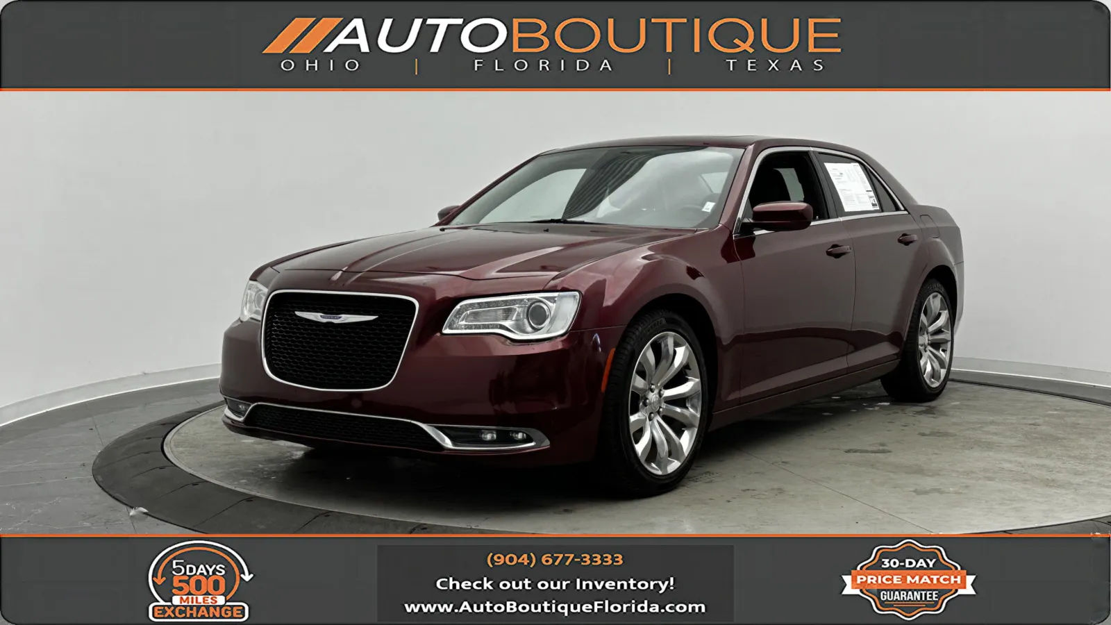 Red 2018 Chrysler 300 Touring L for sale in Jacksonville, FL