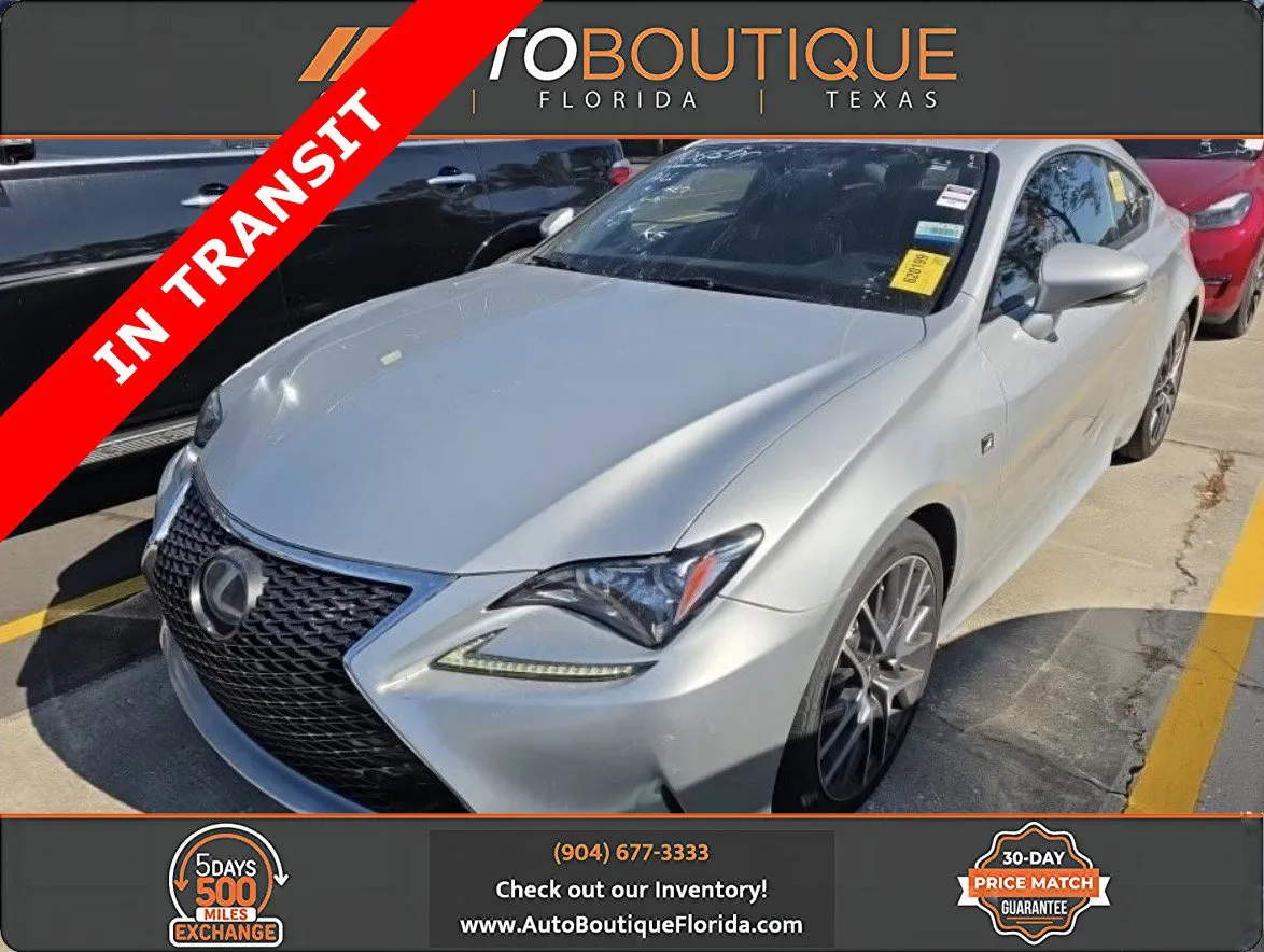 Gray 2017 Lexus RC Turbo for sale in Jacksonville, FL