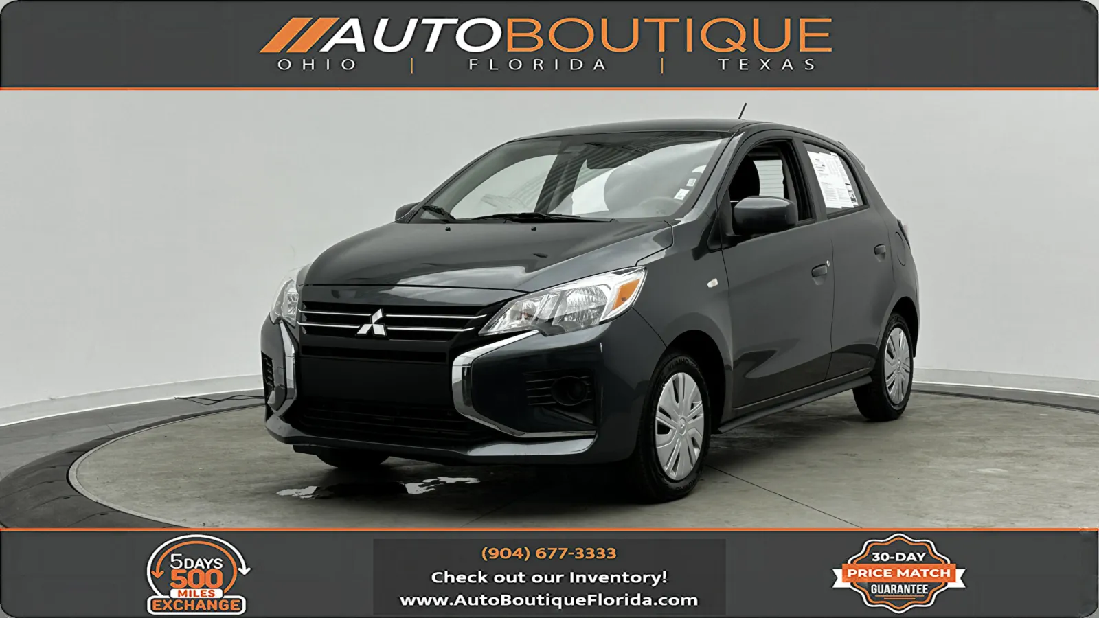 Blue 2024 Mitsubishi Mirage ES for sale in Jacksonville, FL
