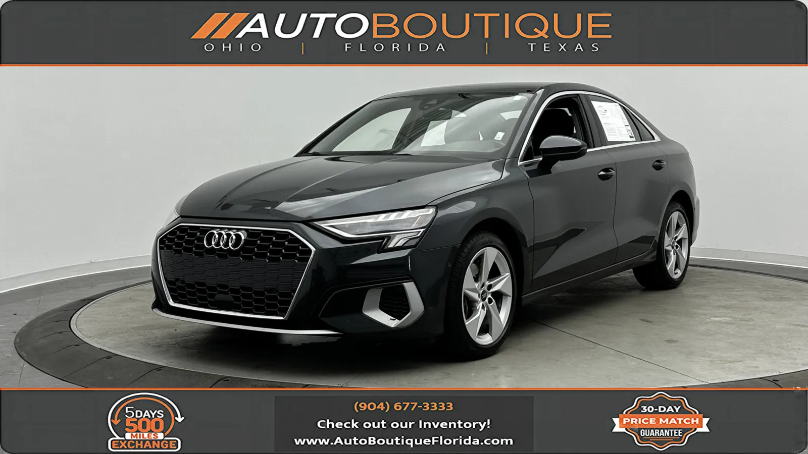 Black 2024 Audi A3 Premium for sale in Jacksonville, FL