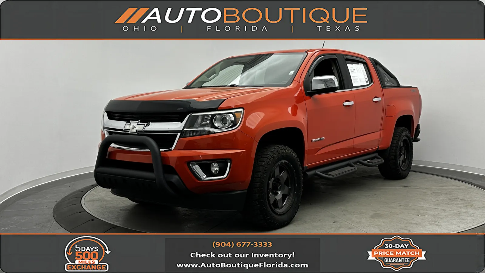 Orange 2019 Chevrolet Colorado 4WD LT for sale in Jacksonville, FL