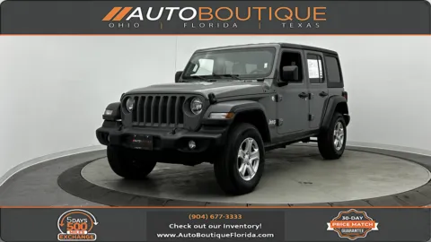 Gray 2020 Jeep Wrangler Unlimited Sport S for sale in Jacksonville, FL