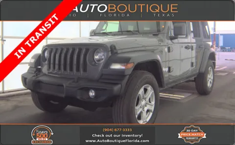 Gray 2020 Jeep Wrangler Unlimited Sport S for sale in Jacksonville, FL