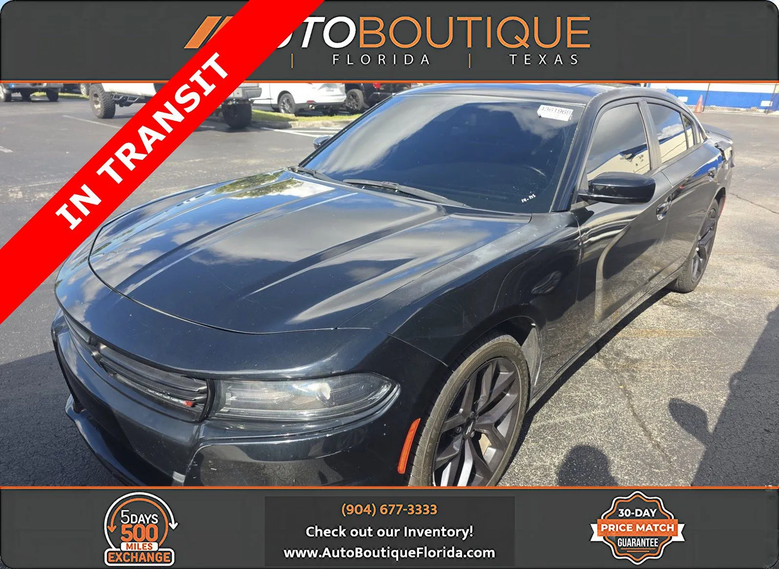Black 2018 Dodge Charger SXT Plus for sale in Jacksonville, FL