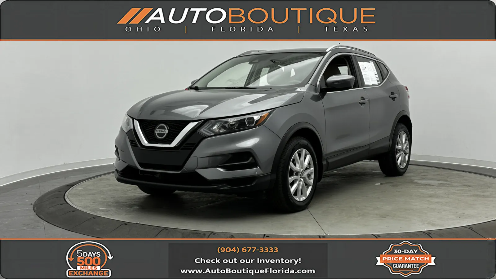 Gray 2020 Nissan Rogue Sport SV for sale in Jacksonville, FL