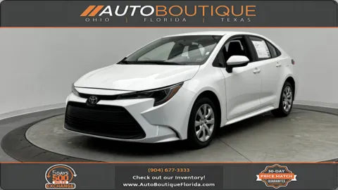 White 2024 Toyota Corolla LE for sale in Jacksonville, FL