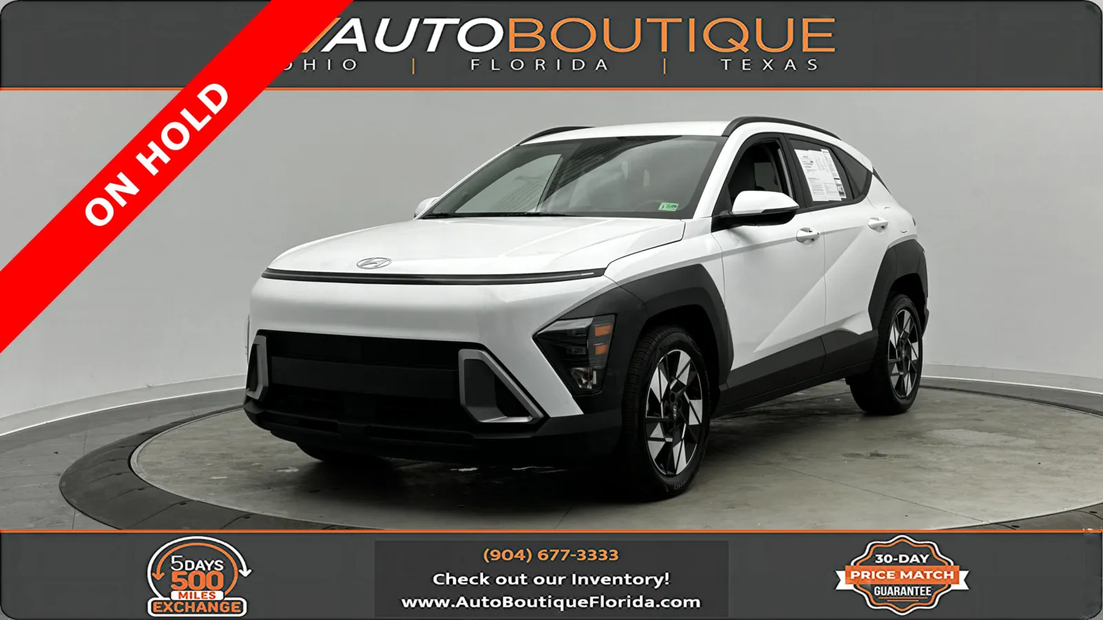 White 2025 Hyundai Kona SEL for sale in Jacksonville, FL