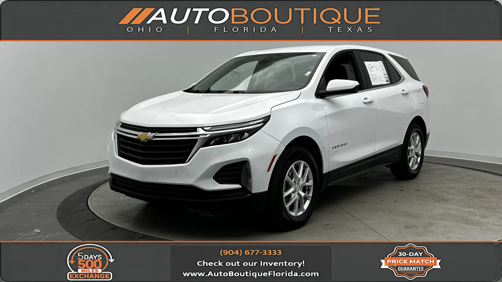 White 2024 Chevrolet Equinox LT for sale in Jacksonville, FL