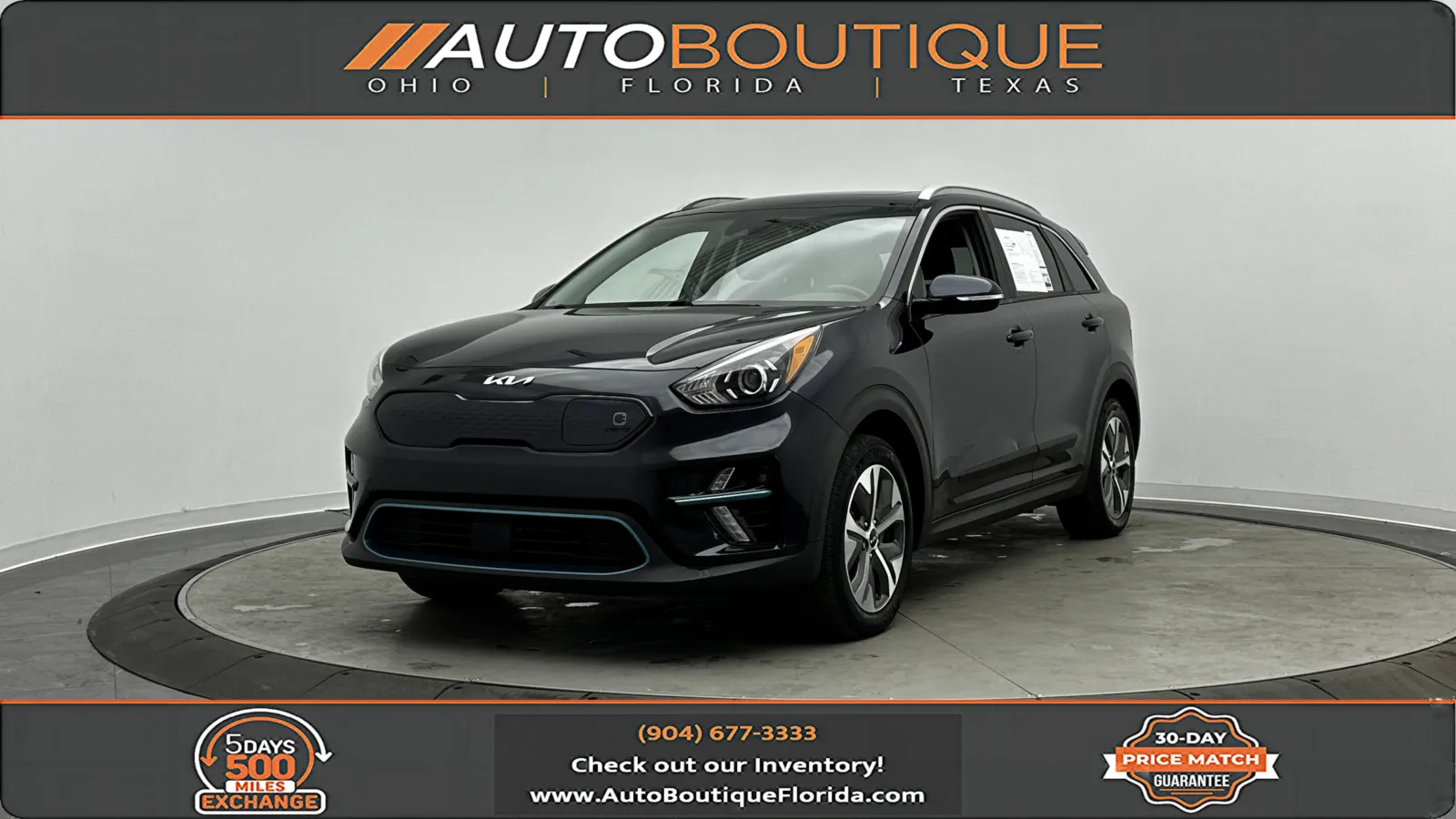 Blue 2022 Kia Niro EV EX Premium for sale in Jacksonville, FL