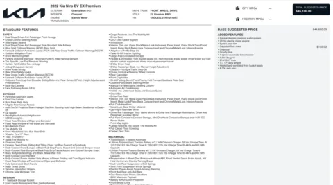 Photos of 2022 Kia Niro EV EX Premium for sale in Jacksonville, FL at Auto Boutique Florida