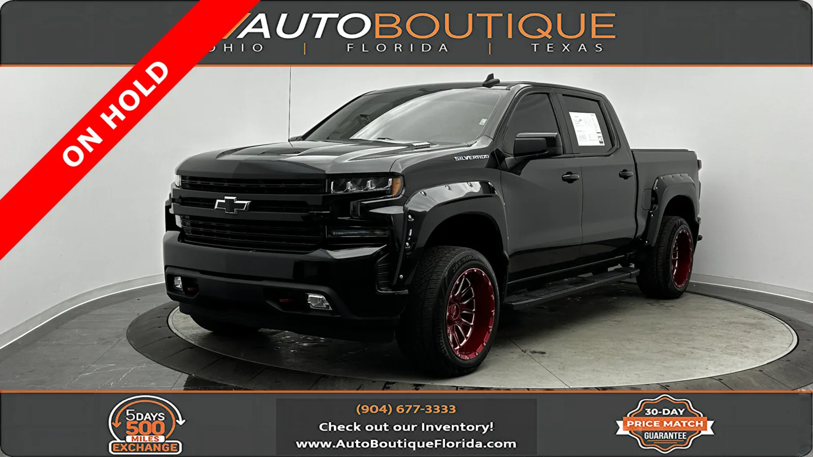 Black 2021 Chevrolet Silverado 1500 RST for sale in Jacksonville, FL
