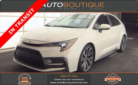 White 2021 Toyota Corolla SE for sale in Jacksonville, FL