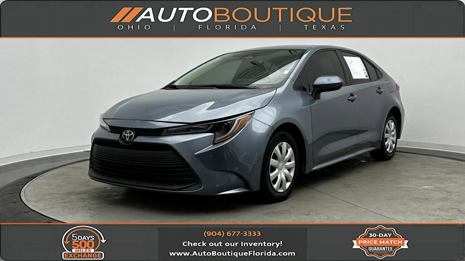 Gray 2024 Toyota Corolla LE for sale in Jacksonville, FL