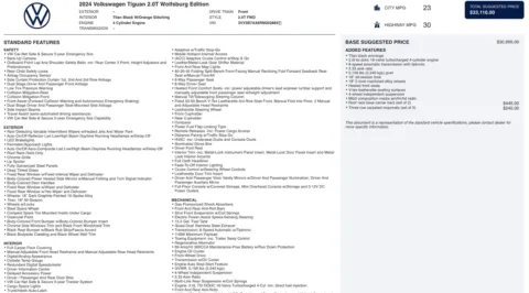 More photos of 2024 Volkswagen Tiguan Wolfsburg Edition at Auto Boutique Florida, FL