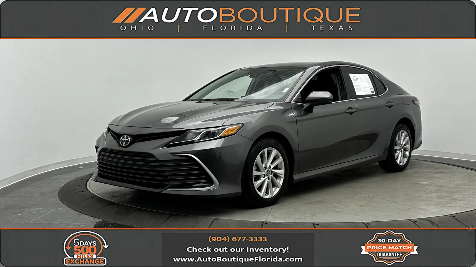 Gray 2021 Toyota Camry LE for sale in Jacksonville, FL