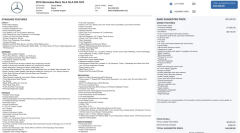 Photos of 2018 Mercedes-Benz GLA 250 for sale in Jacksonville, FL at Auto Boutique Florida