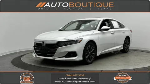 White 2021 Honda Accord Sedan EX-L for sale in Jacksonville, FL