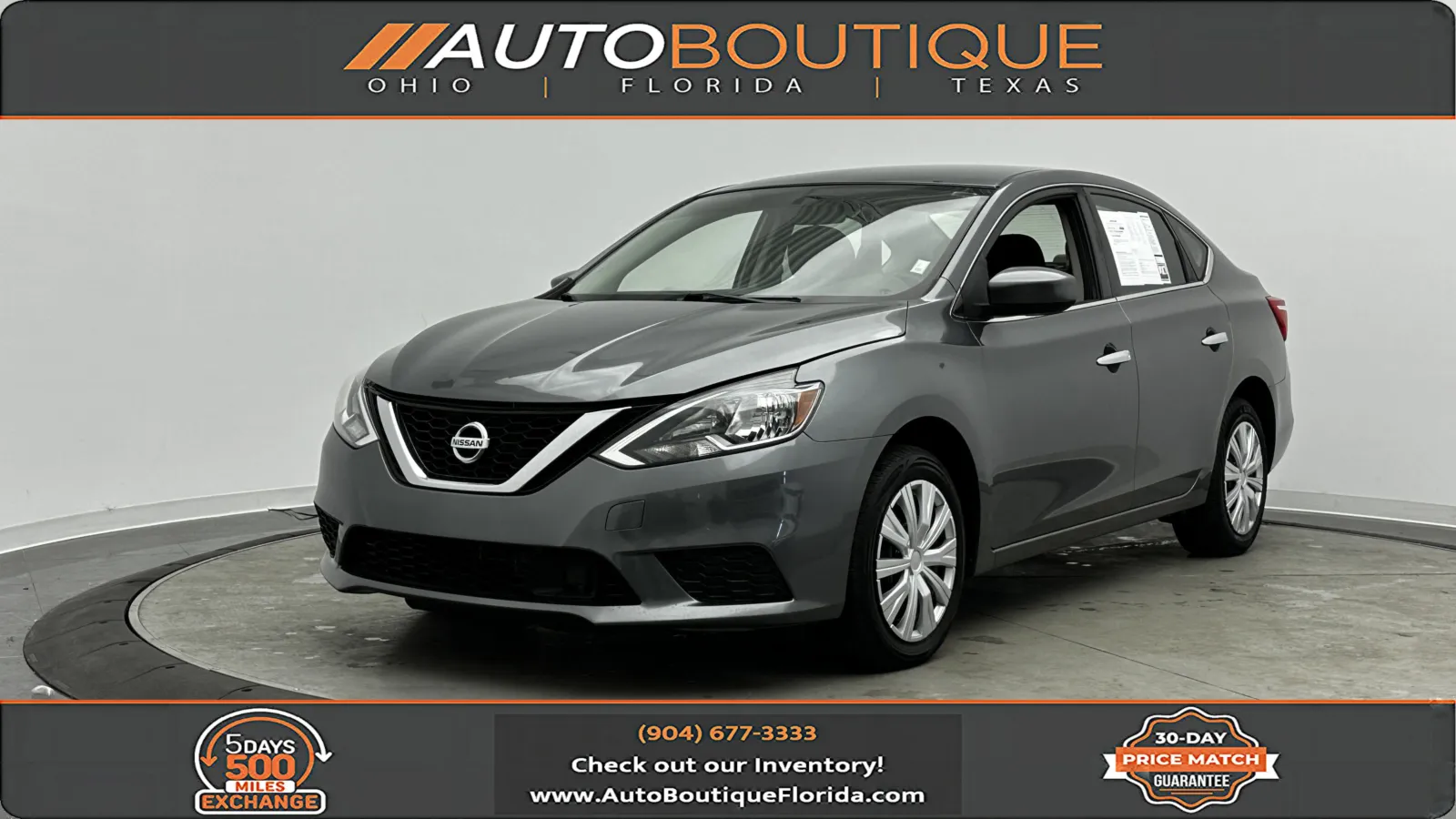Gray 2019 Nissan Sentra S for sale in Jacksonville, FL