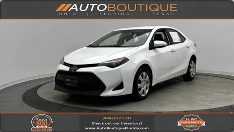 White 2019 Toyota Corolla LE for sale in Jacksonville, FL