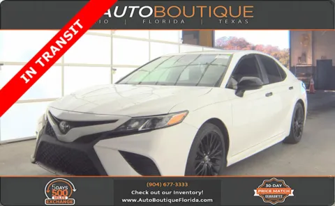 White 2020 Toyota Camry SE Nightshade for sale in Jacksonville, FL