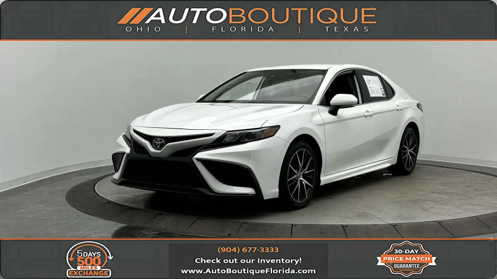 White 2023 Toyota Camry SE for sale in Jacksonville, FL