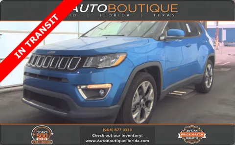 Blue 2020 Jeep Compass Limited for sale in Jacksonville, FL