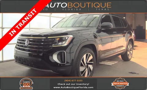 Black 2024 Volkswagen Atlas 2.0T SE w/Technology for sale in Jacksonville, FL