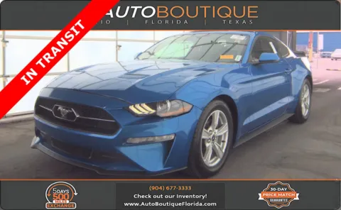 Blue 2020 Ford Mustang EcoBoost for sale in Jacksonville, FL