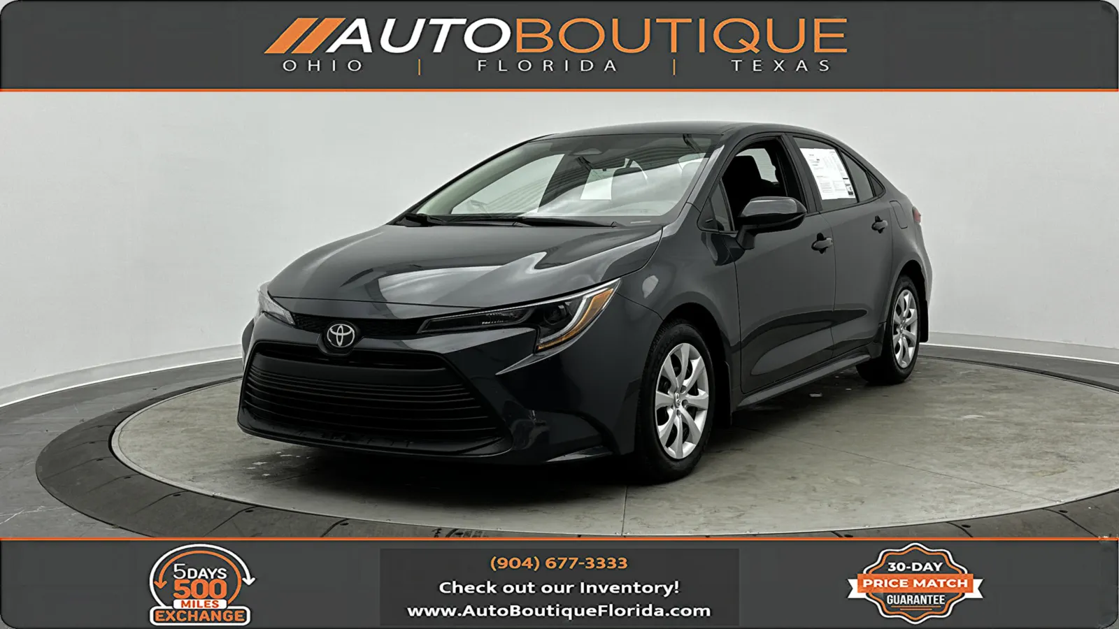 Black 2024 Toyota Corolla LE for sale in Jacksonville, FL