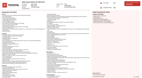 Photos of 2020 Toyota RAV4 LE for sale in Jacksonville, FL at Auto Boutique Florida