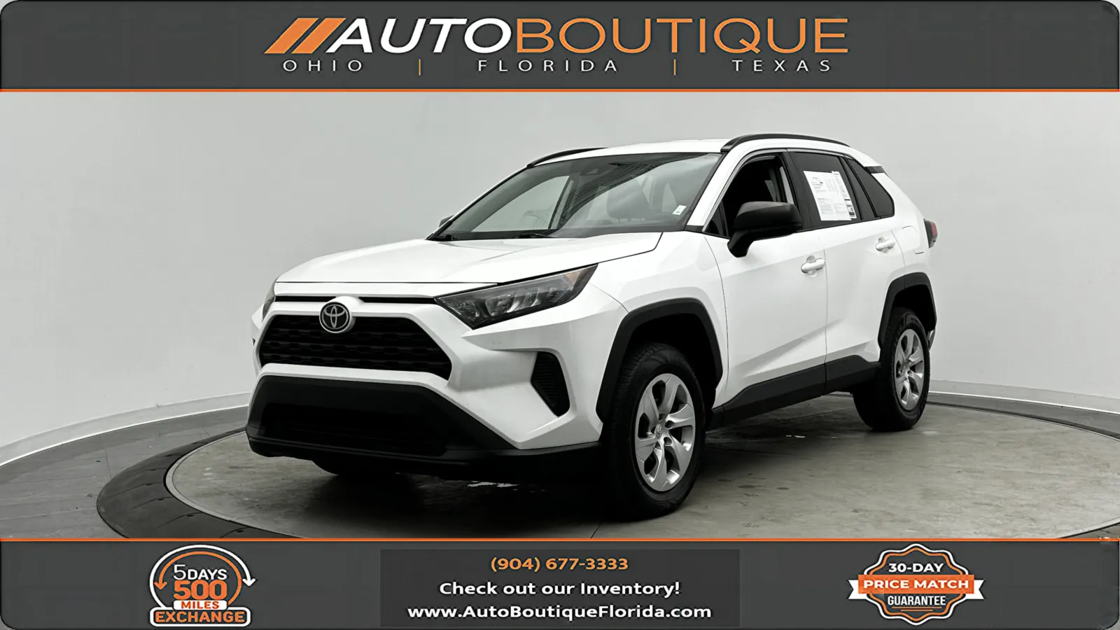 White 2020 Toyota RAV4 LE for sale in Jacksonville, FL