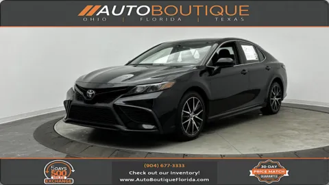 Black 2021 Toyota Camry SE for sale in Jacksonville, FL