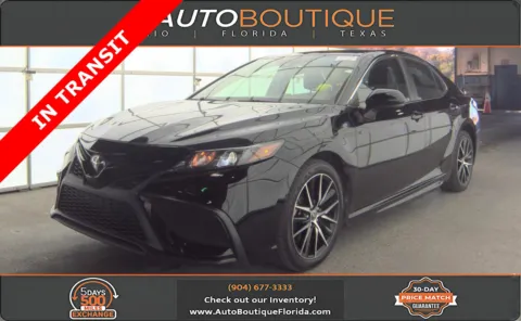 Black 2021 Toyota Camry SE for sale in Jacksonville, FL