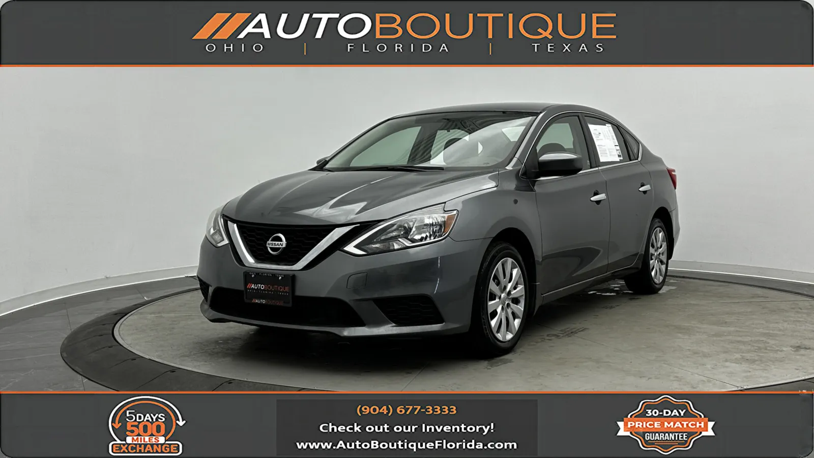Gray 2019 Nissan Sentra S for sale in Jacksonville, FL