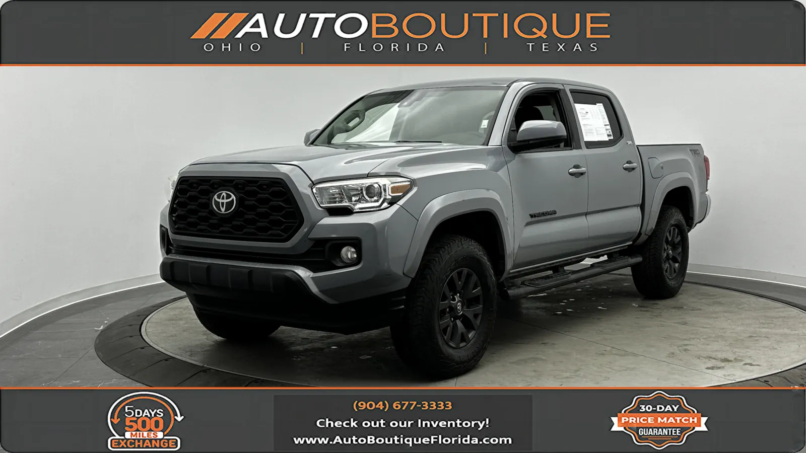 Gray 2021 Toyota Tacoma SR5 for sale in Jacksonville, FL