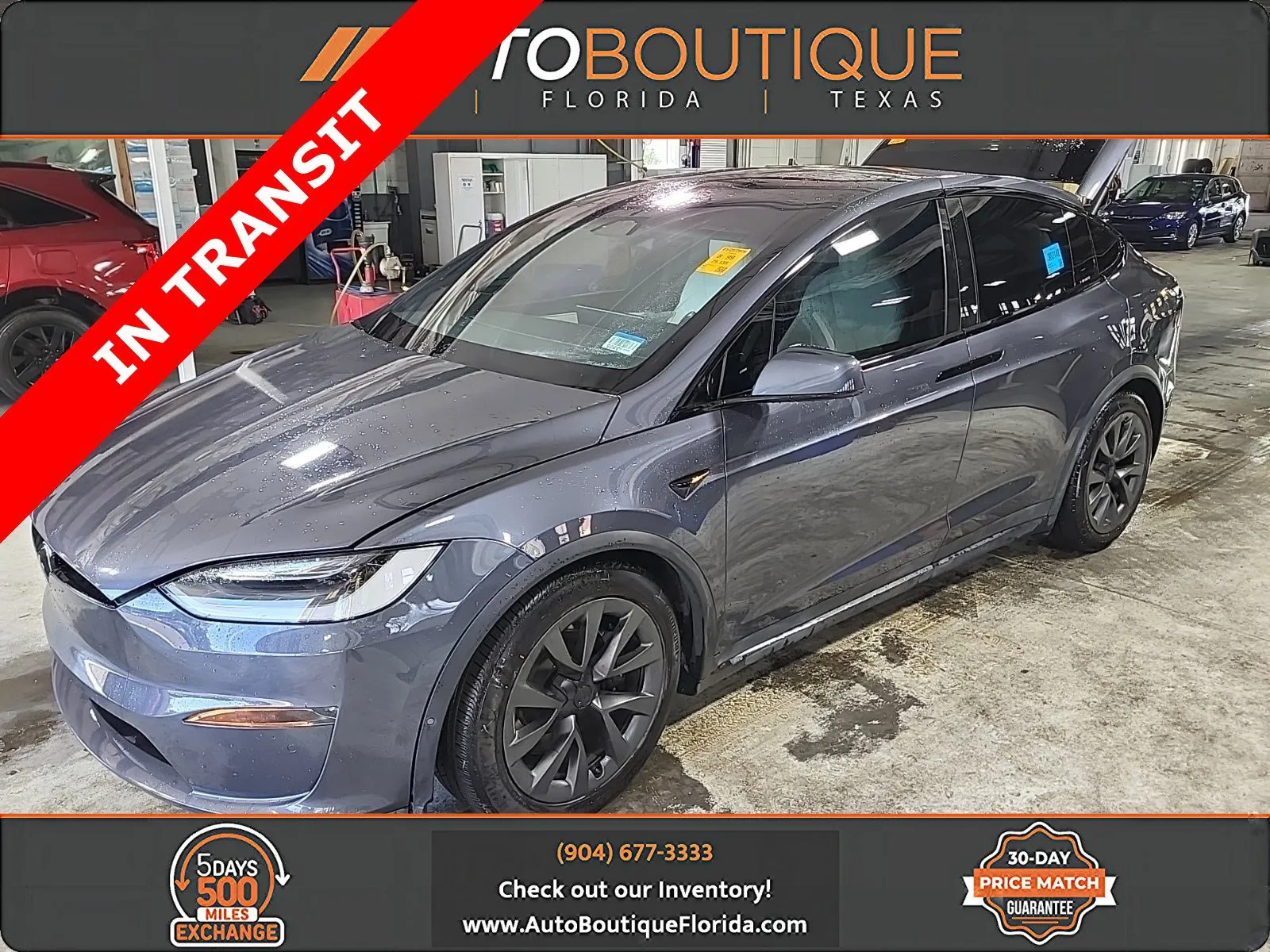 Gray 2022 Tesla Model X for sale in Jacksonville, FL