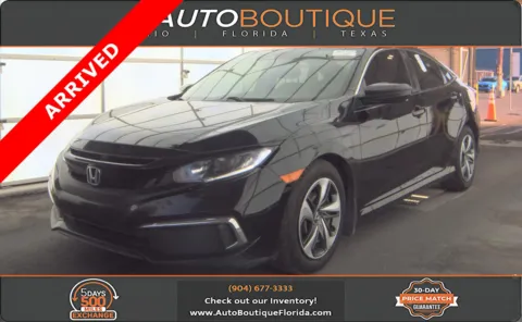Black 2020 Honda Civic Sedan LX for sale in Jacksonville, FL