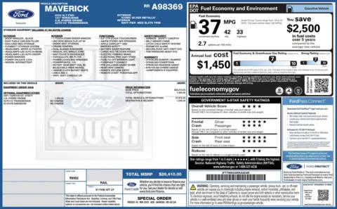 More photos of 2024 Ford Maverick XLT at Auto Boutique Florida, FL