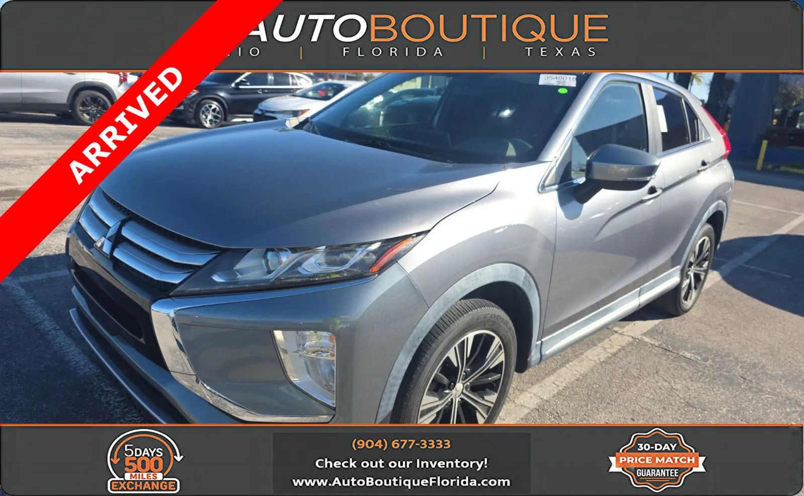 Gray 2018 Mitsubishi Eclipse Cross SE for sale in Jacksonville, FL